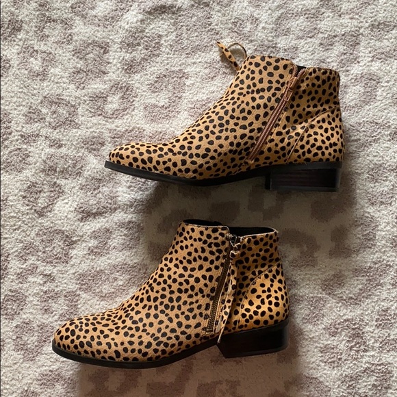 Sole Society Abbott Leopard Booties - Picture 5 of 11